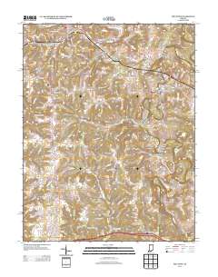 Milltown 2013 topographic map thumbnail