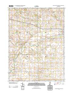 South Whitley West 2013 topographic map thumbnail