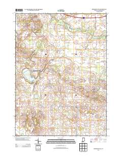 Shipshewana 2013 topographic map thumbnail