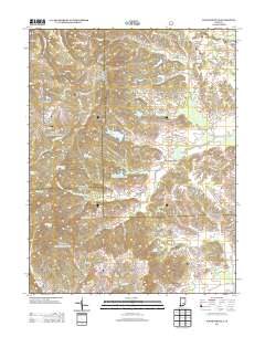 Waymansville 2013 topographic map thumbnail