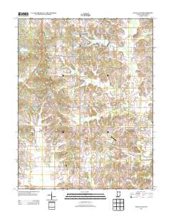 Santa Claus 2013 topographic map thumbnail