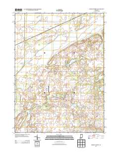 North Liberty 2013 topographic map thumbnail