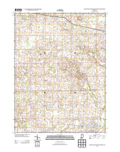 North Manchester North 2013 topographic map thumbnail