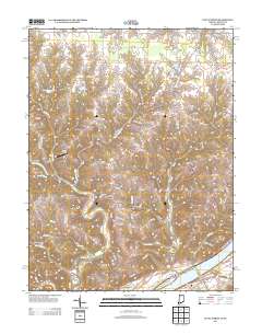 Vevay North 2013 topographic map thumbnail