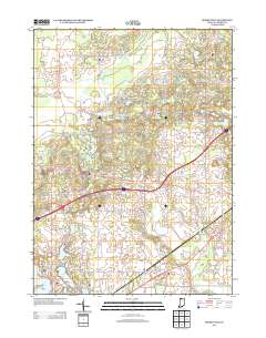 Springville 2013 topographic map thumbnail