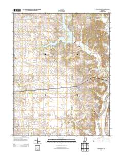 Loogootee 2013 topographic map thumbnail