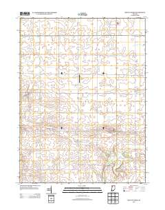 Mount Gilboa 2013 topographic map thumbnail