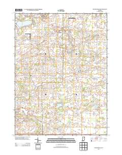 Churubusco 2013 topographic map thumbnail