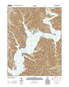 Allens Creek 2013 topographic map thumbnail