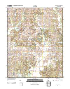 Boonville 2013 topographic map thumbnail
