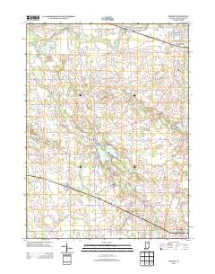 Burket 2013 topographic map thumbnail