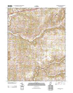 Corydon East 2013 topographic map thumbnail