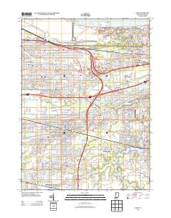 Gary 2013 topographic map thumbnail