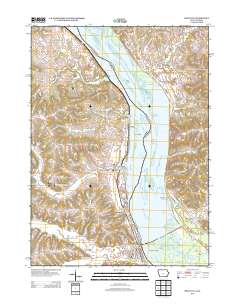 Bellevue 2013 topographic map thumbnail