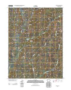Benton 2013 topographic map thumbnail
