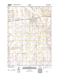 Britt 2013 topographic map thumbnail