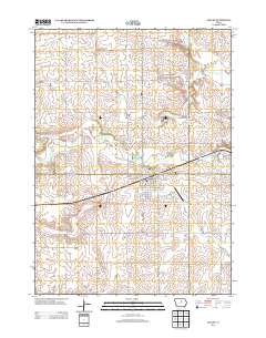 Ackley 2013 topographic map thumbnail