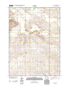 Ackley NE 2013 topographic map thumbnail