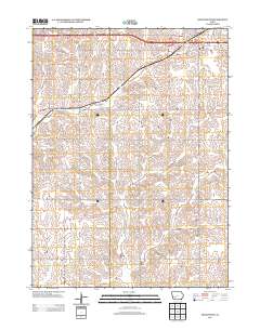 Adair South 2013 topographic map thumbnail