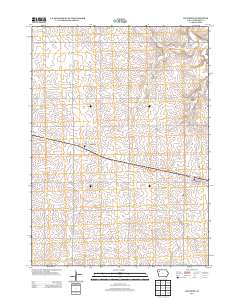 Cleghorn 2013 topographic map thumbnail