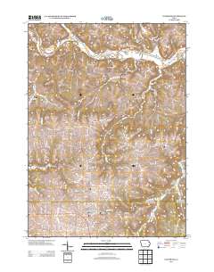 Colesburg 2013 topographic map thumbnail