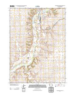 Cherokee South 2013 topographic map thumbnail