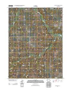 Corydon NE 2013 topographic map thumbnail