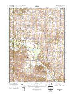 Cedar Bluff 2013 topographic map thumbnail