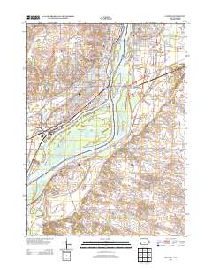 Clinton 2013 topographic map thumbnail