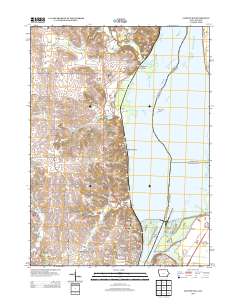 Clinton NW 2013 topographic map thumbnail