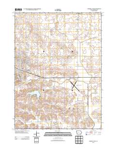 Carroll East 2013 topographic map thumbnail