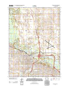 Cedar Falls 2013 topographic map thumbnail
