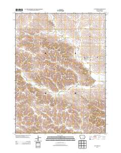 Clutier 2013 topographic map thumbnail