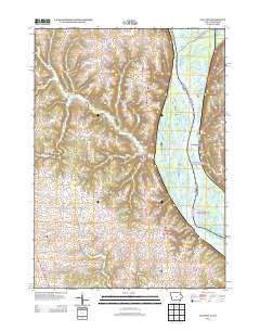 Clayton 2013 topographic map thumbnail