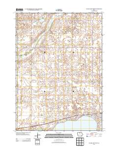 Clear Lake West 2013 topographic map thumbnail