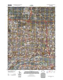 Davenport East 2013 topographic map thumbnail