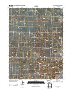 Davenport West 2013 topographic map thumbnail