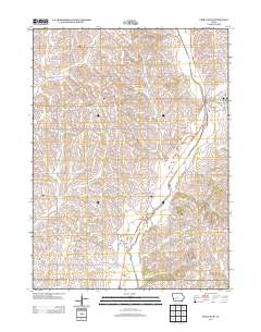 Exira West 2013 topographic map thumbnail