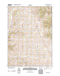 Farmersburg 2013 topographic map thumbnail