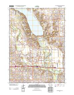 Des Moines NW 2013 topographic map thumbnail