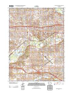 Des Moines SW 2013 topographic map thumbnail