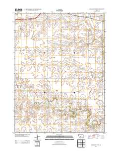 Earlham West 2013 topographic map thumbnail