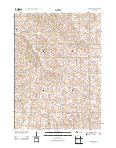 Earling NE 2013 topographic map thumbnail