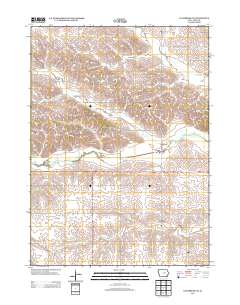 Gladbrook NE 2013 topographic map thumbnail