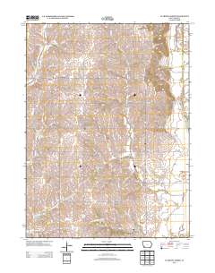 Clarinda North 2013 topographic map thumbnail