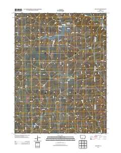 Ellston 2013 topographic map thumbnail