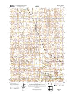 Fertile 2013 topographic map thumbnail