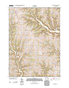 Garnavillo 2013 topographic map thumbnail