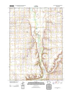 Gillett Grove 2013 topographic map thumbnail