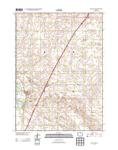 Dows East 2013 topographic map thumbnail